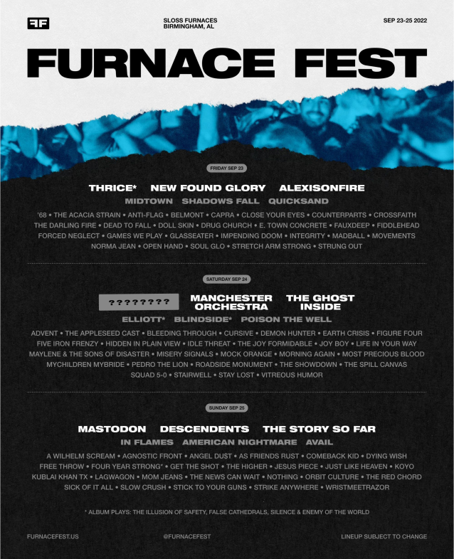 Furnace Fest Announces Updated Lineup