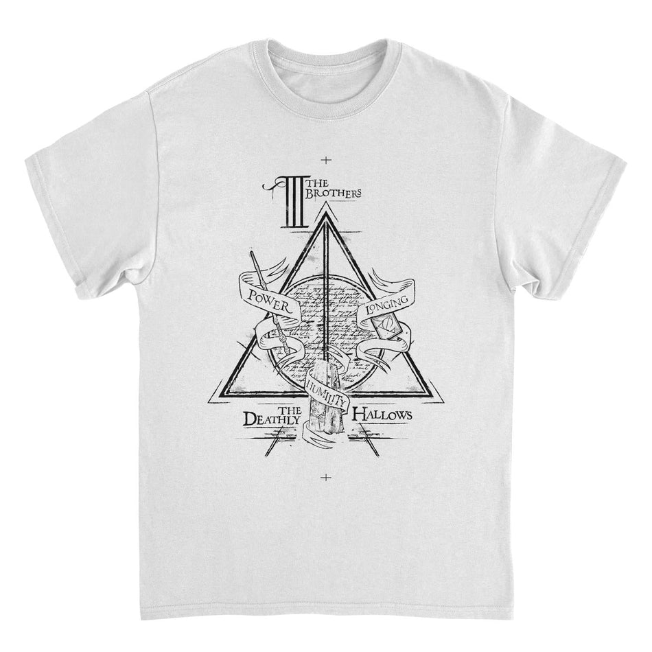 Harry Potter Harry Potter Illustration White T-Shirt