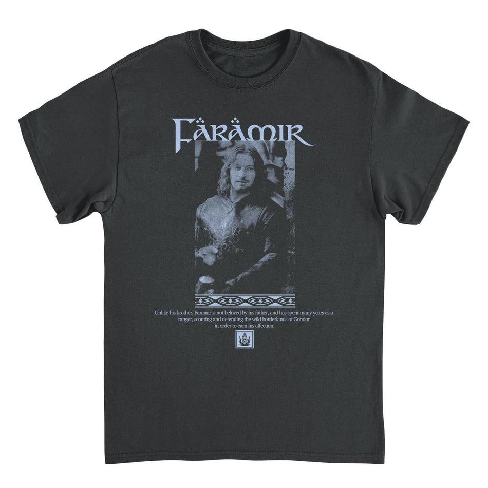 Lord of The Rings Faramir of Gondor Black T-Shirt