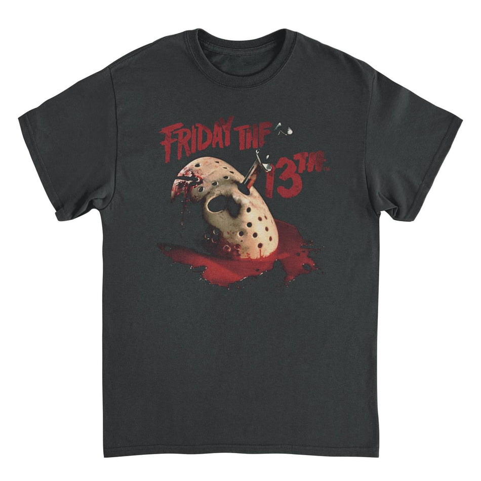 Friday the 13th Jason Mask Black T-Shirt