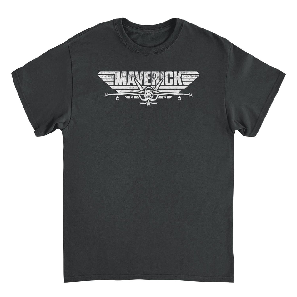 Top Gun Maverick Logo Black T-Shirt