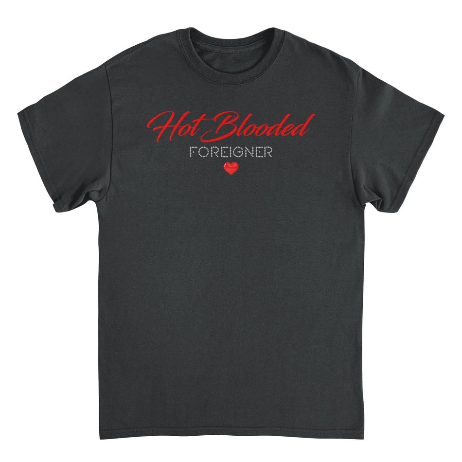 Foreigner Hot Blooded Black T-Shirt