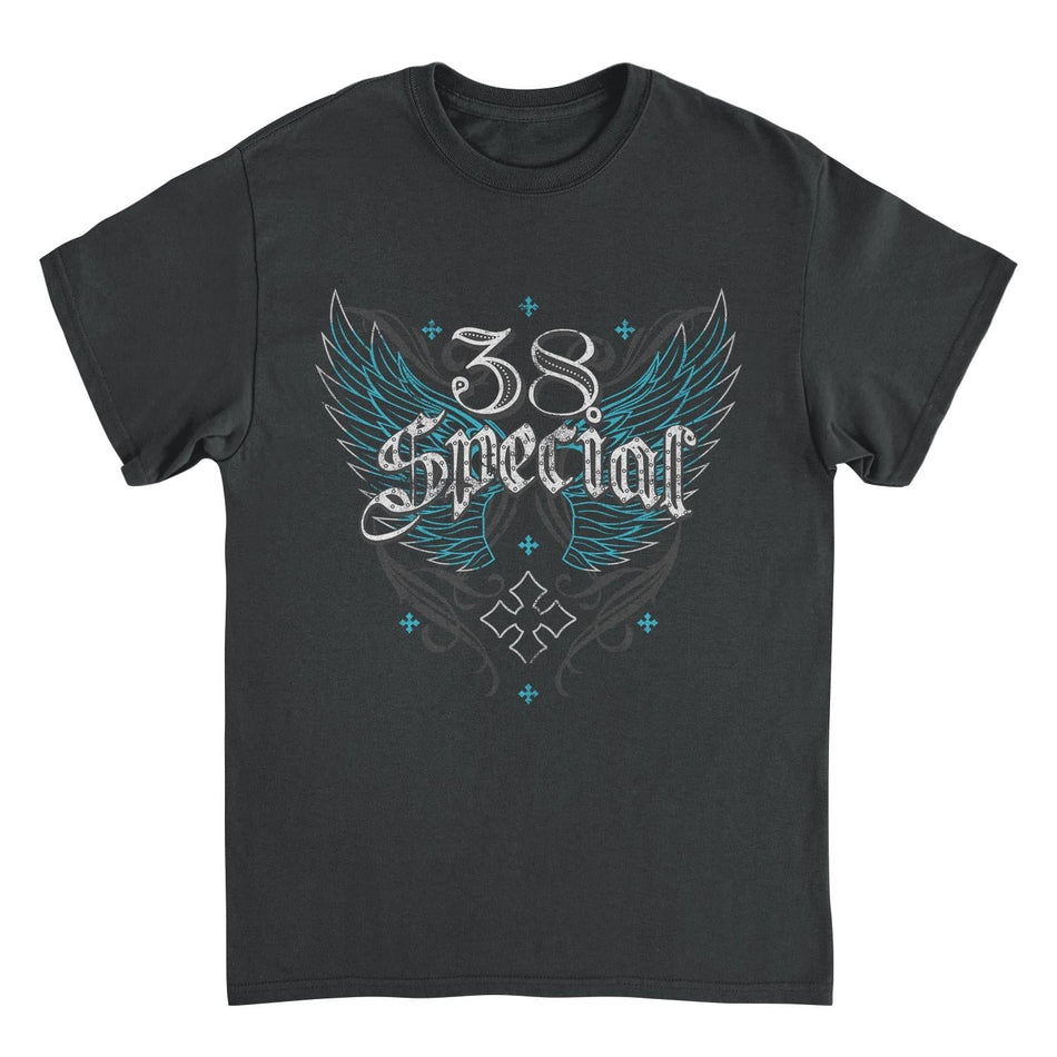 38 Special Blue Wings Logo T-Shirt