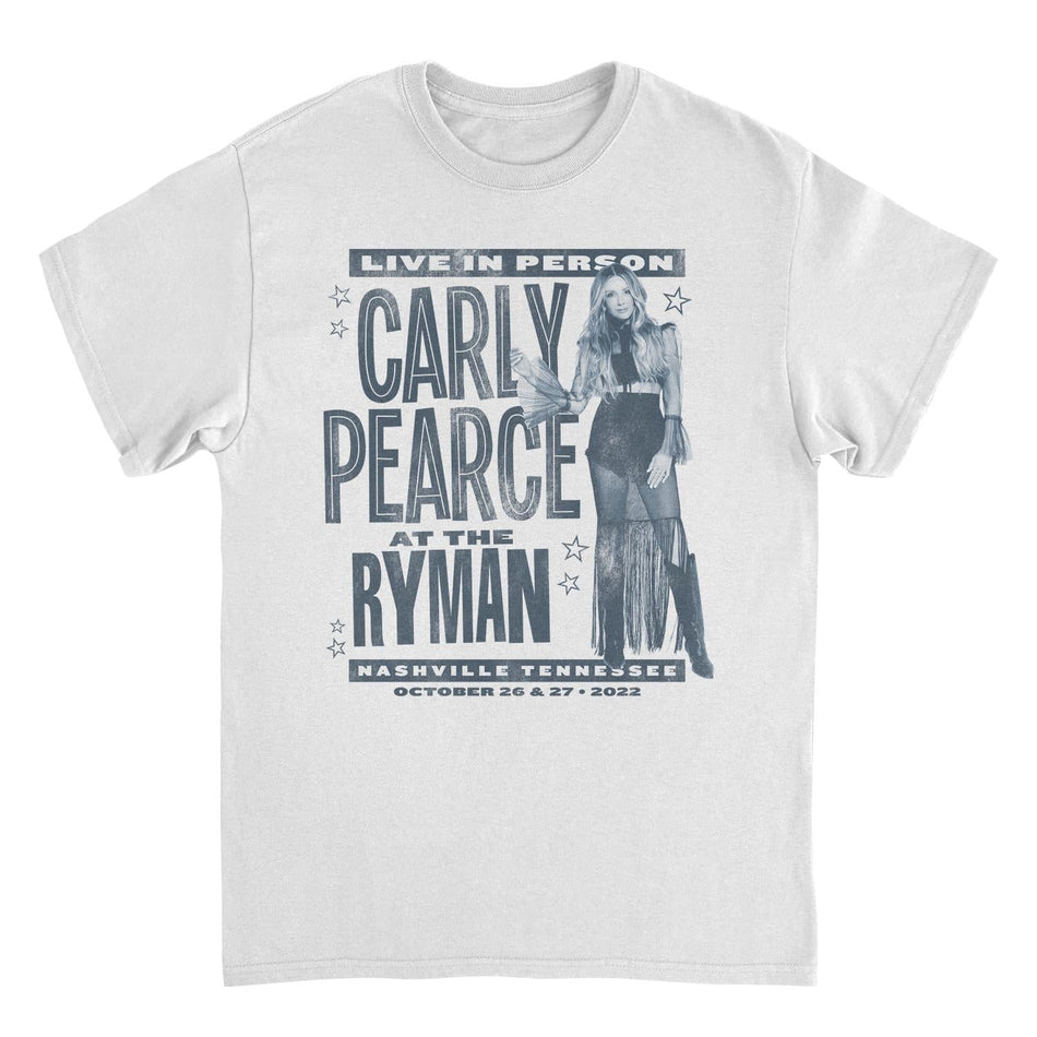 Carly Pierce Oct 2022 Ryman T-Shirt