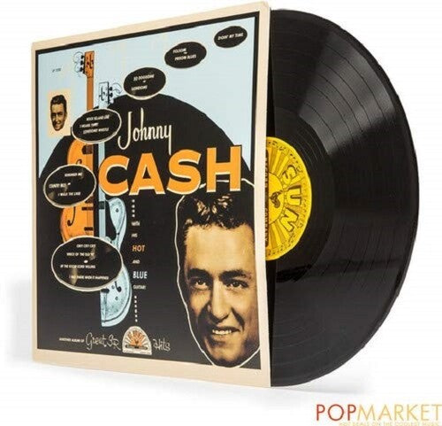 JOHNNY CASH - WITH HIS HOT & BLUE GUITAR (LP)