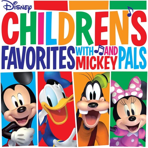 VARIOUS ARTISTS - CHILDREN'S FAVORITES WITH MICKEY AND PALS (RED VINYL)