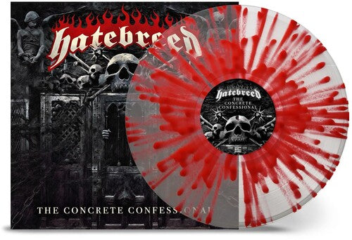 HATEBREED - CONCRETE CONFESSIONAL (CLEAR RED SPLATTER VINYL)