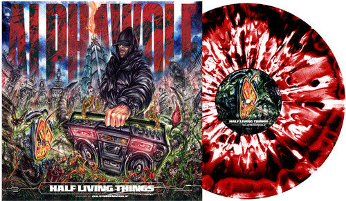 ALPHA WOLF - HALF LIVING THINGS (RED, BLACK & WHITE CORONA VINYL)