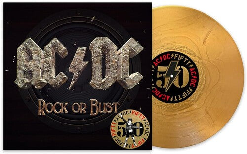 AC/DC - ROCK OR BUST (50TH ANNIVERSARY GOLD VINYL)