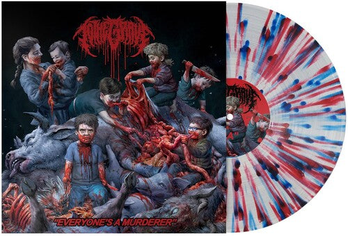 TO THE GRAVE - EVERYONE'S A MURDERER (RED/WHITE/BLUE SPLATTER VINYL)