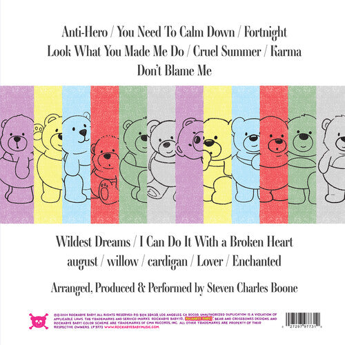 ROCKABYE BABY - LULLABY RENDITION OF TAYLOR SWIFT VOLUME 2 (LP)