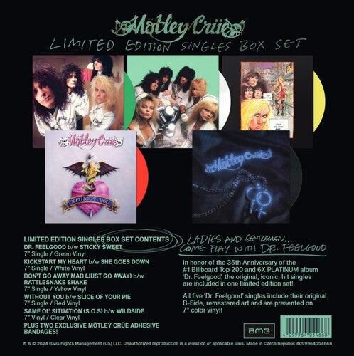 (RSDBF24) MOTLEY CRUE - DR. FEELGOOD (THE SINGLES BOX SET)