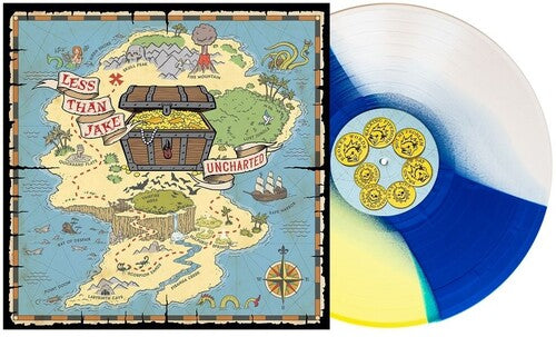 LESS THAN JAKE - UNCHARTED (INDIE EXCLUSIVE YELLOW/BLUE/BEIGE VINYL)