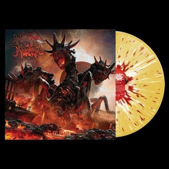 Thy Art is Murder - Hate (Yellow w/ Red, White Splatter)