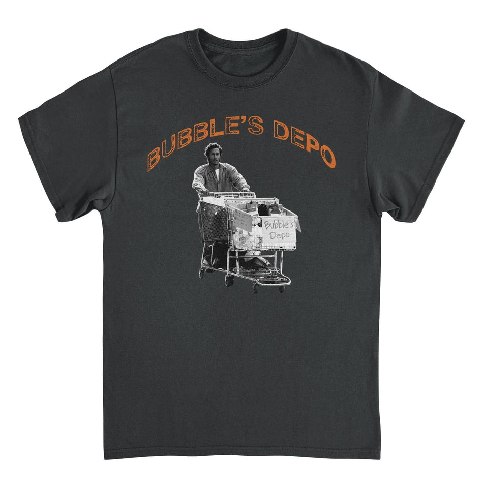 The Wire Bubble's Depot Black T-Shirt