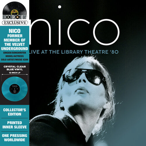 RSD: Nico - Live at the Library Theatre '80 (Crystal Clear Light Blue Color Vinyl)