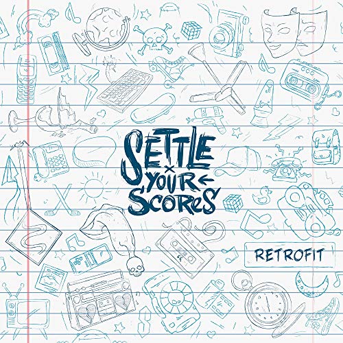 Settle Your Scores - Retrofit (White w/ Blue Splatter)